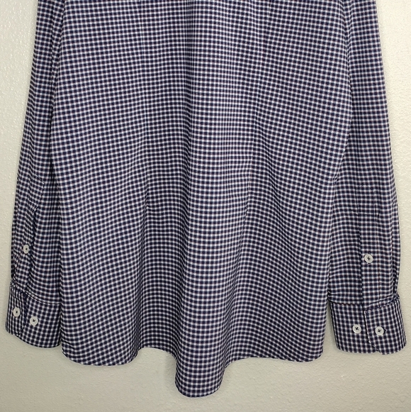 Mizzen+Main Leeward Men's Plaid Long Sleeve Button Down Dress Shirt Size XL - Picture 6 of 12